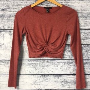 Forever 21 Long Sleeve Crop Top